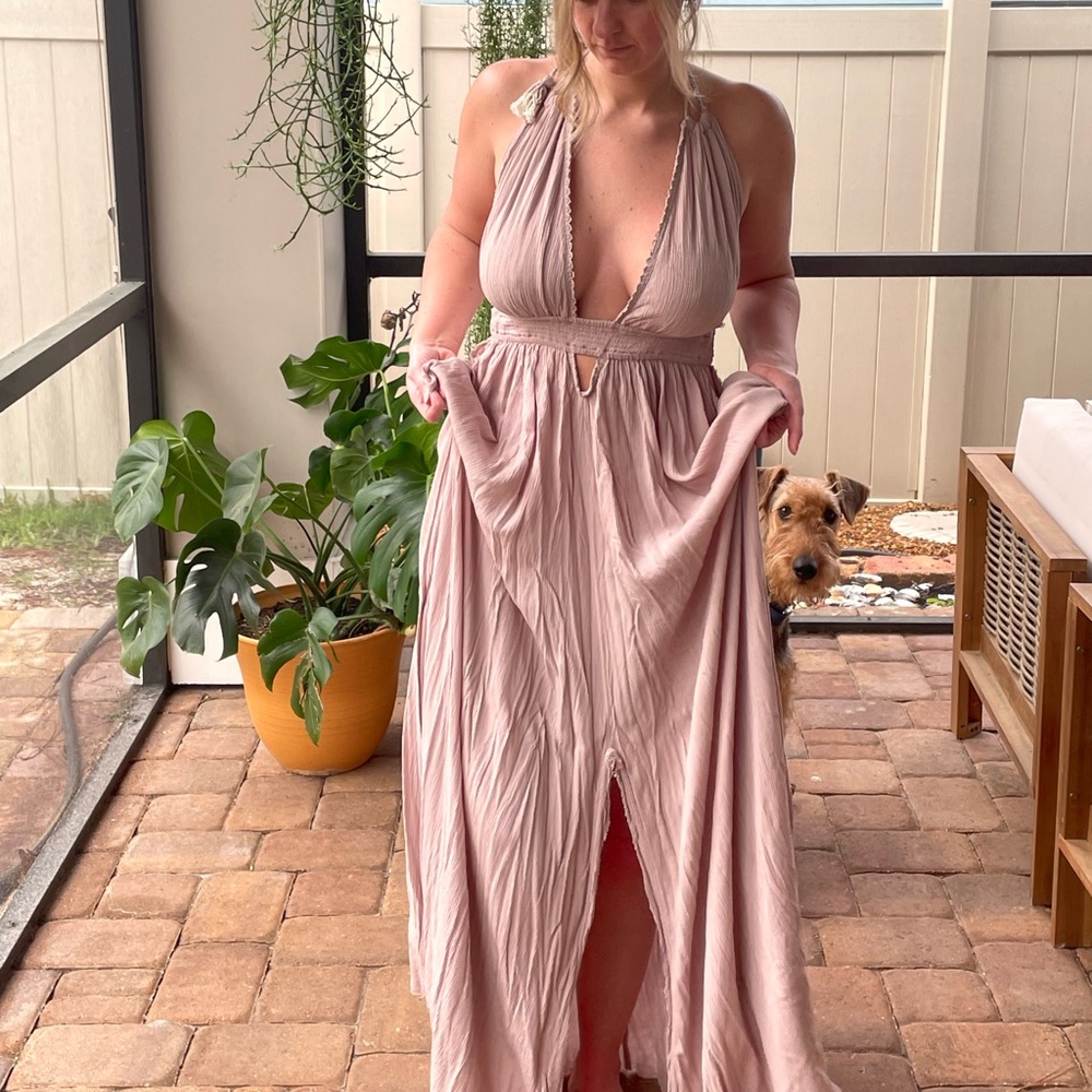 NWT Free People Look into the sun maxi